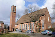 6523 Hamburger Kirchen - Kirchen in den Stadtteilen - Erloeserkirche in Hamburg Borgfelde.