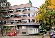 9352 Architektur in Hamburg Dulsberg - Laubenganghäuser; Architekt Paul August Reimund Frank.
